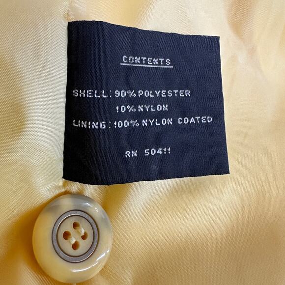 Yellow Womens XL Jacket Spring Parka Buttery Soft Microfiber by FS Limited - Picture 8 of 16